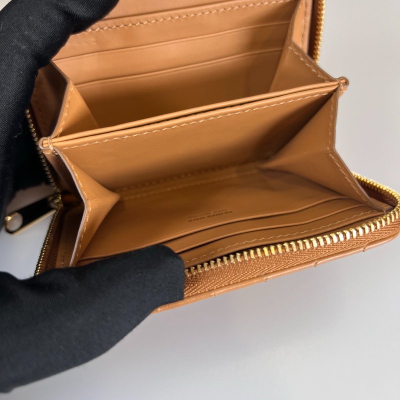 BURBERRY 焦糖LOLAㄇ拉零錢短夾-5