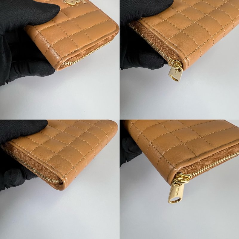 BURBERRY 焦糖LOLAㄇ拉零錢短夾-6