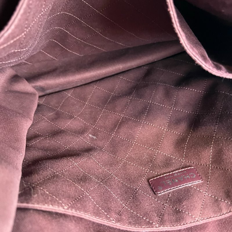 CHANEL 白數字口哨帆布托特包 20開-4