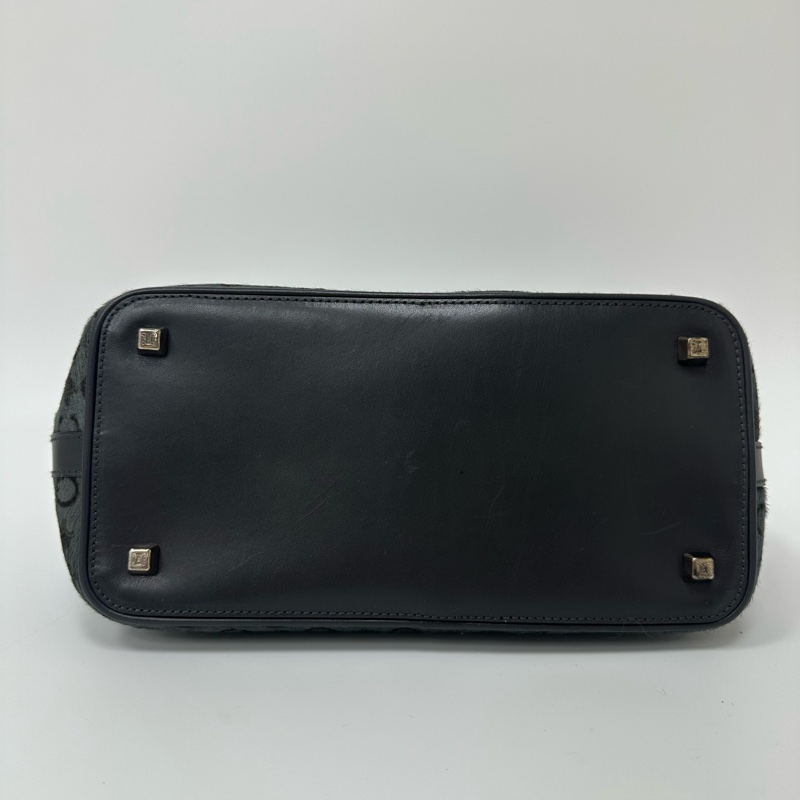 【赫蒂國際精品】Celine 賽琳 C Macadam 老花毛毛單肩包 vintage-4