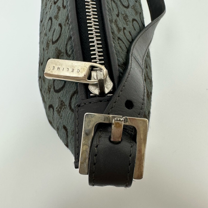 【赫蒂國際精品】Celine 賽琳 C Macadam 老花毛毛單肩包 vintage-8