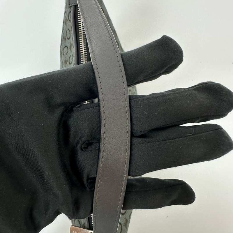 【赫蒂國際精品】Celine 賽琳 C Macadam 老花毛毛單肩包 vintage-9