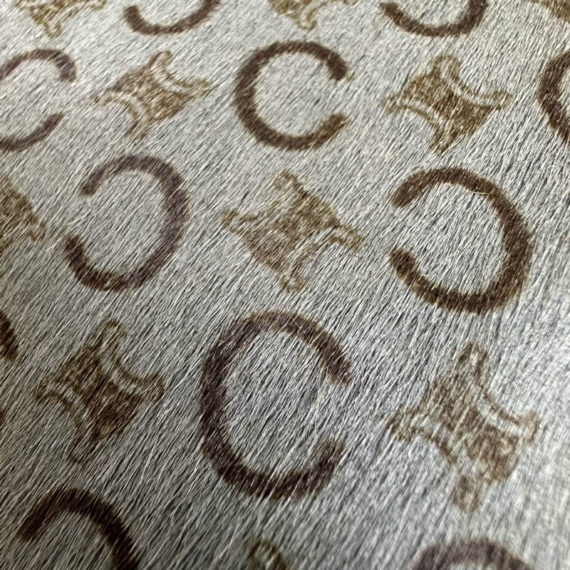 【赫蒂國際精品】Celine 賽琳 C Macadam 老花毛毛單肩包 vintage-14