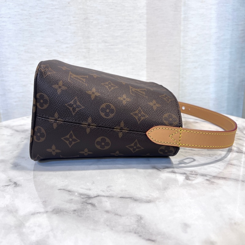 LV原花金釦All in BB手提斜背水桶包M12925-5