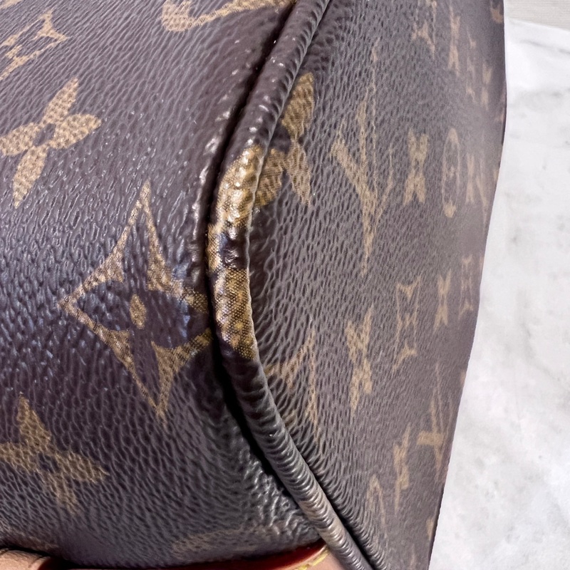 LV原花金釦All in BB手提斜背水桶包M12925-7