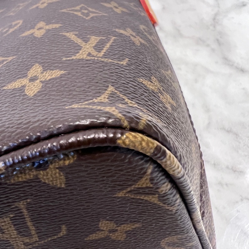 LV原花金釦All in BB手提斜背水桶包M12925-8