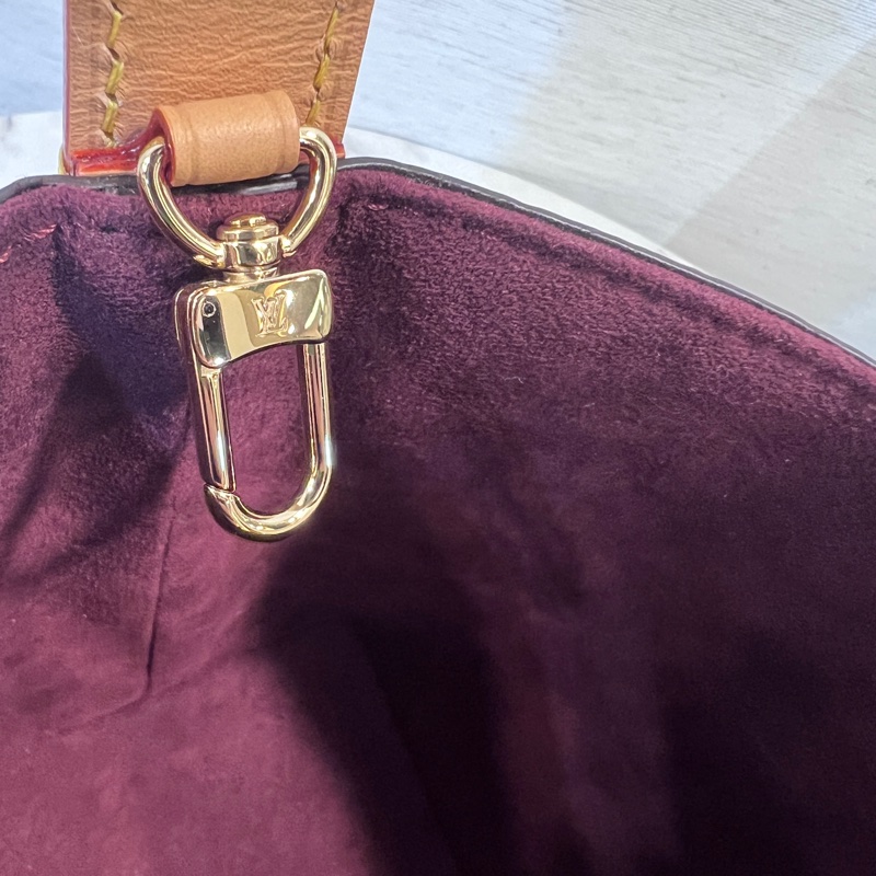 LV原花金釦All in BB手提斜背水桶包M12925-15