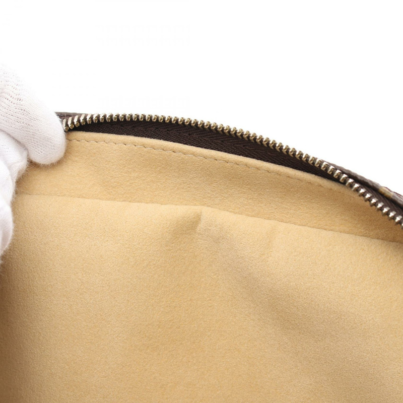 棕色 原花帆布 Manhattan PM 手提包【LOUIS VUITTON LV 路易威登】 M40026-5