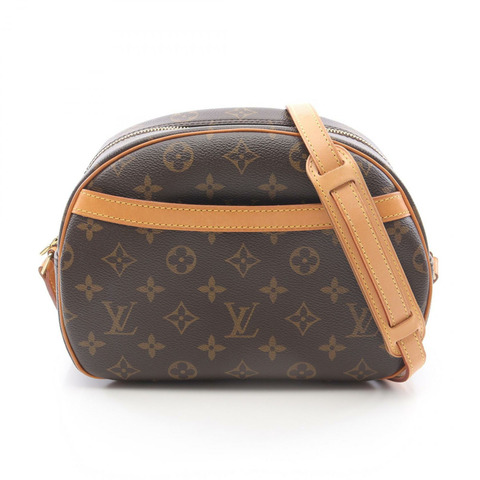 棕色 原花 帆布 Blois 肩背包【LOUIS VUITTON LV 路易威登】 M51221