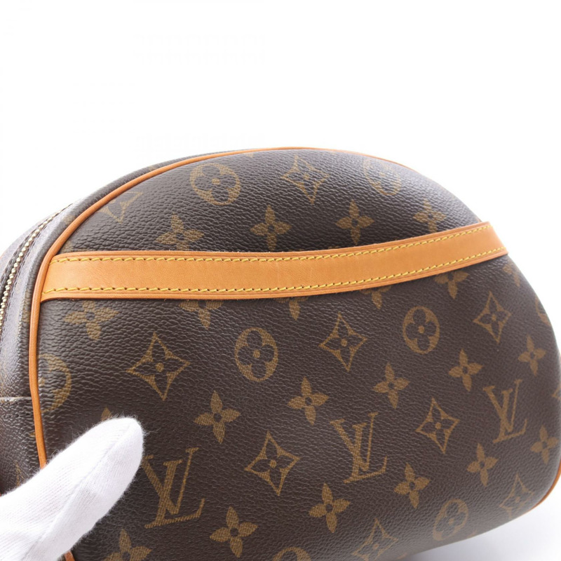 棕色 原花 帆布 Blois 肩背包【LOUIS VUITTON LV 路易威登】 M51221-9