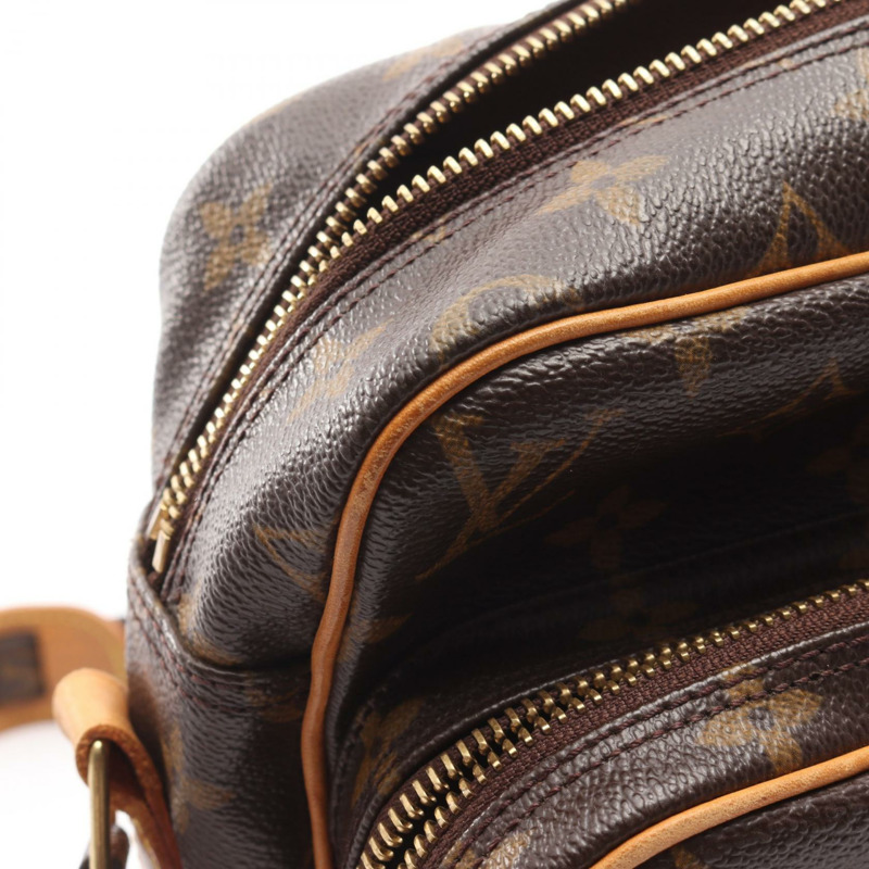 棕色 原花 帆布 Nil 肩背包【LOUIS VUITTON LV 路易威登】 M45244-5