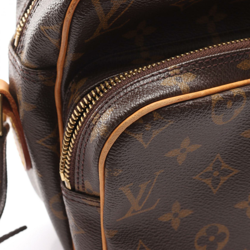 棕色 原花 帆布 Nil 肩背包【LOUIS VUITTON LV 路易威登】 M45244-6