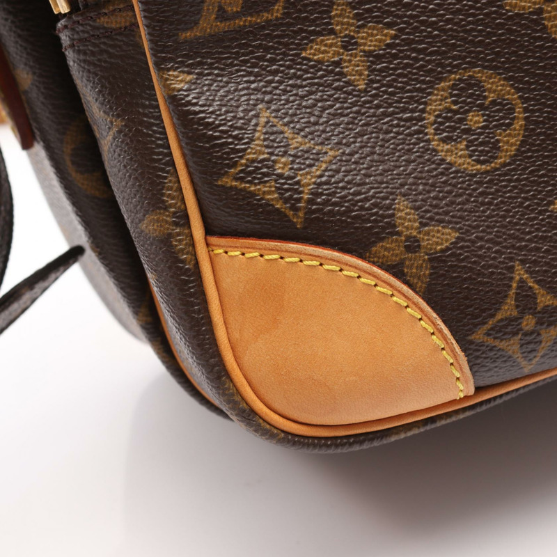棕色 原花 帆布 Nil 肩背包【LOUIS VUITTON LV 路易威登】 M45244-7