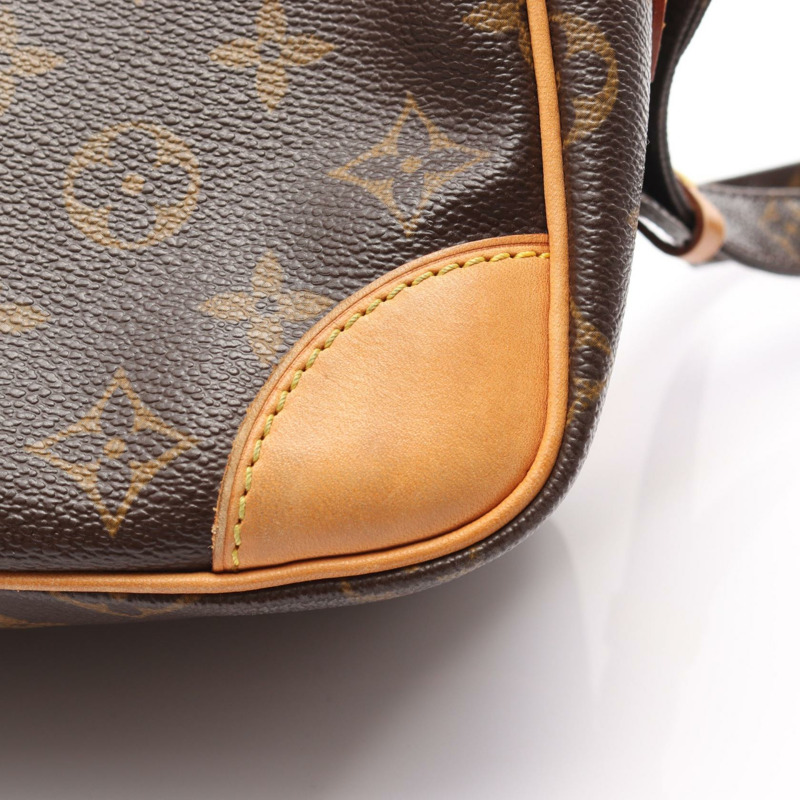 棕色 原花 帆布 Nil 肩背包【LOUIS VUITTON LV 路易威登】 M45244-10