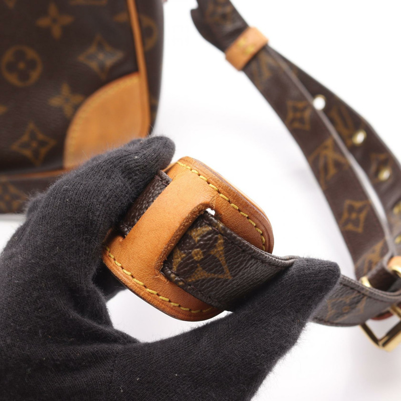 棕色 原花 帆布 Nil 肩背包【LOUIS VUITTON LV 路易威登】 M45244-13
