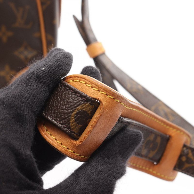 棕色 原花 帆布 Nil 肩背包【LOUIS VUITTON LV 路易威登】 M45244-14