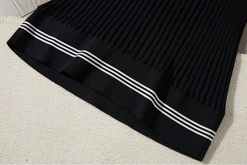 CHANEL黑色針織短袖-6