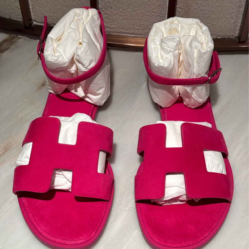 【全網最低價✨】全新Hermes愛馬仕Santorini涼鞋 37⅔碼-1