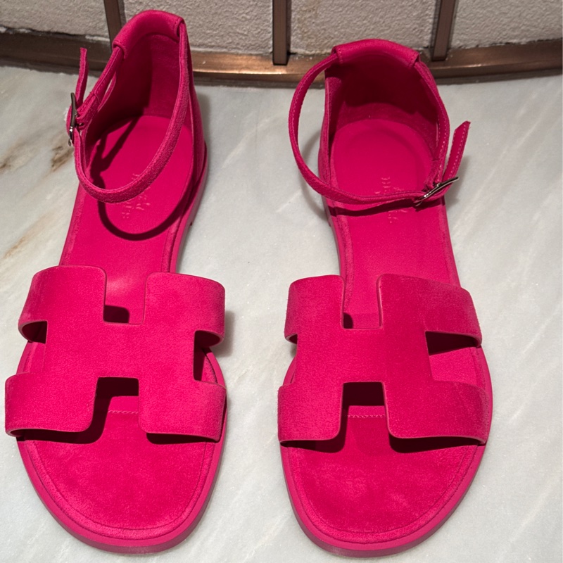 【全網最低價✨】全新Hermes愛馬仕Santorini涼鞋 37⅔碼-2