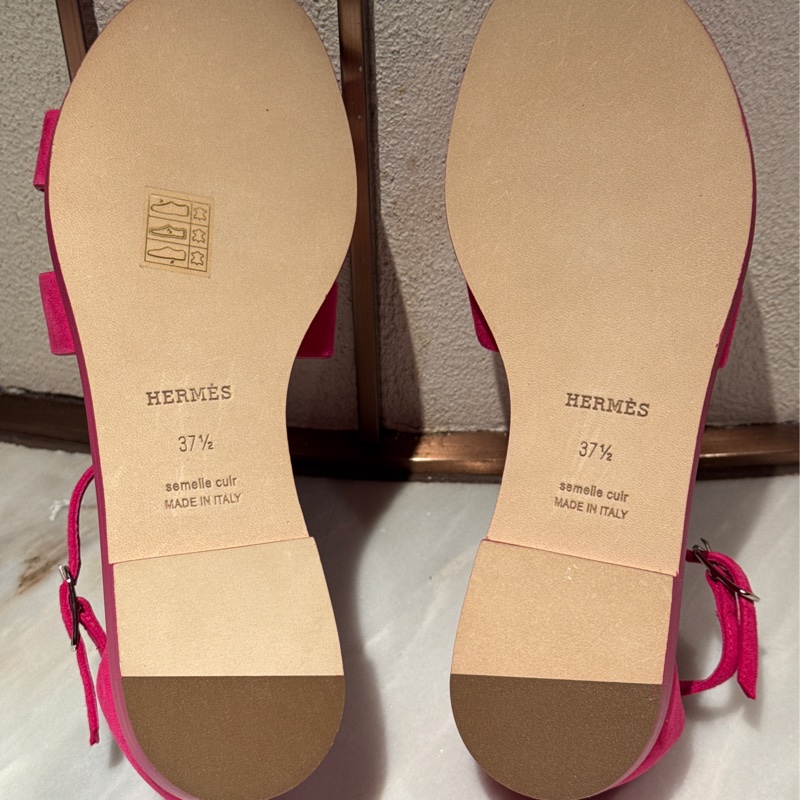 【全網最低價✨】全新Hermes愛馬仕Santorini涼鞋 37⅔碼-7