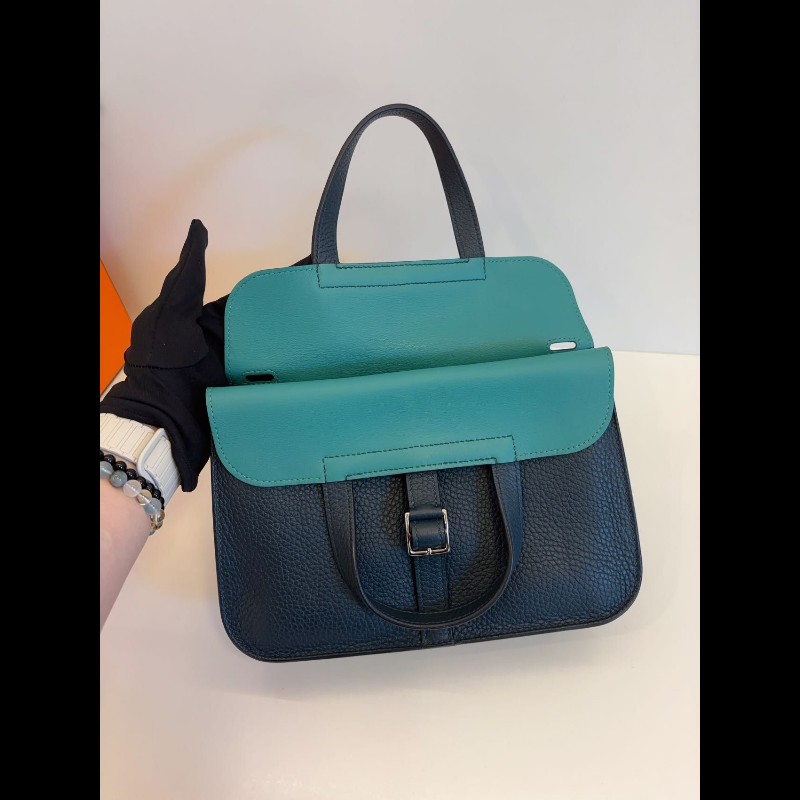 Hermes Halzan 25
松柏綠拼薄荷綠-10