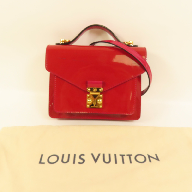 LOUIS VUITTON Vernis Monceau BB手挽肩背兩用袋-8
