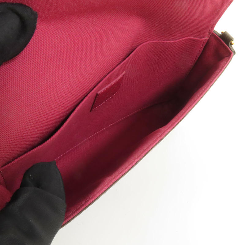 LOUIS VUITTON Monogram Pochette Felicie鏈帶肩背袋-5