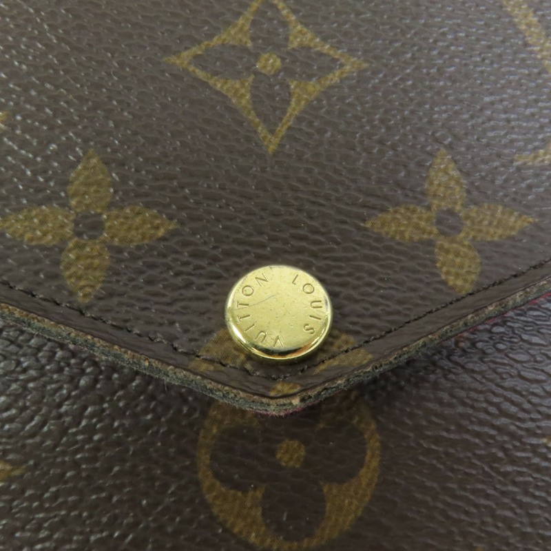 LOUIS VUITTON Monogram Pochette Felicie鏈帶肩背袋-7