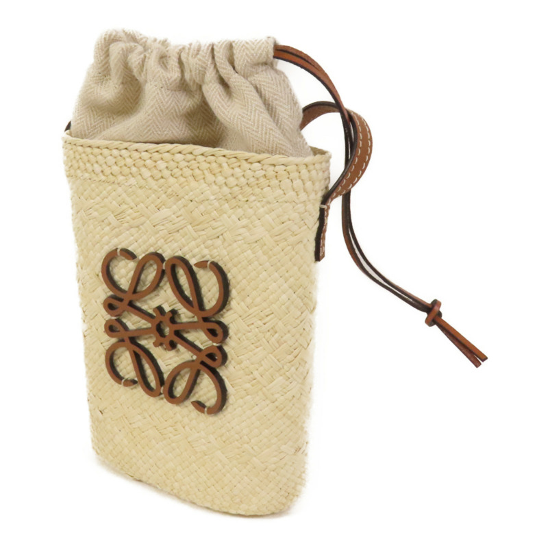 LOEWE Iraca Palm Square Pocket肩背袋-2