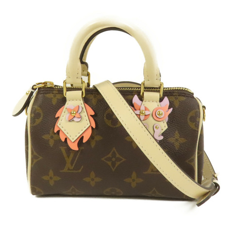 LOUIS VUITTON Monogram Speedy Nano手挽肩背兩用袋