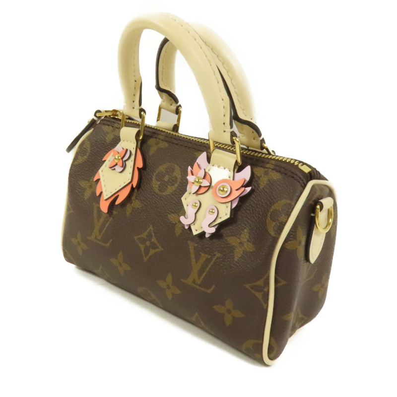 LOUIS VUITTON Monogram Speedy Nano手挽肩背兩用袋-2