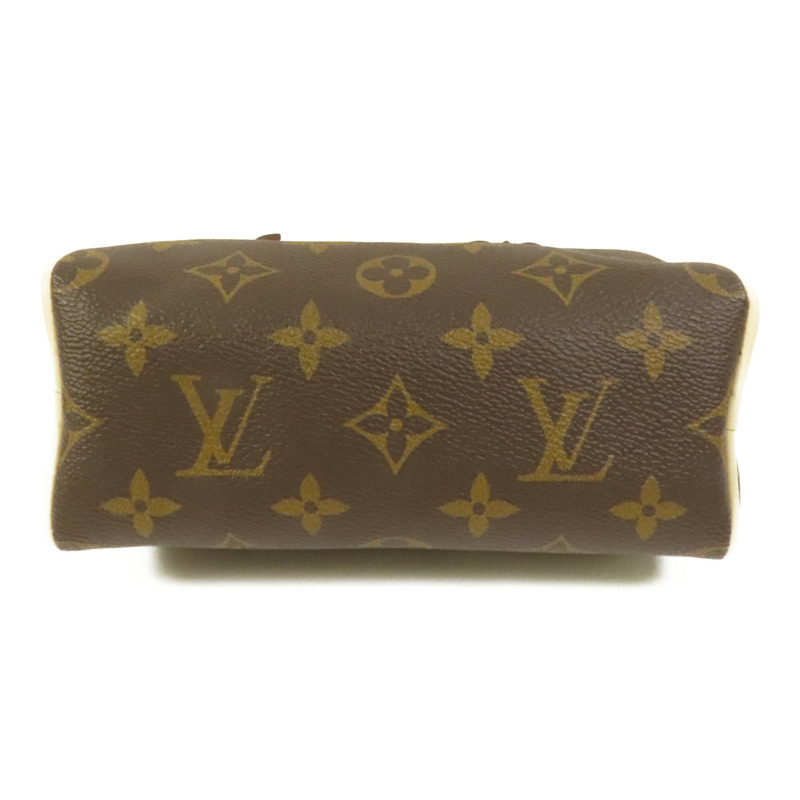 LOUIS VUITTON Monogram Speedy Nano手挽肩背兩用袋-3