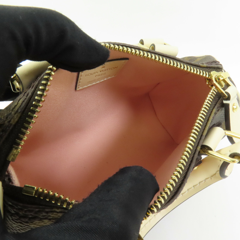 LOUIS VUITTON Monogram Speedy Nano手挽肩背兩用袋-4