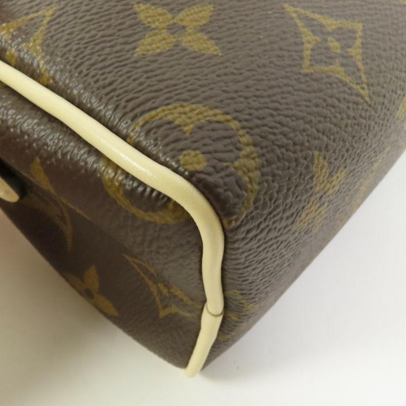 LOUIS VUITTON Monogram Speedy Nano手挽肩背兩用袋-9