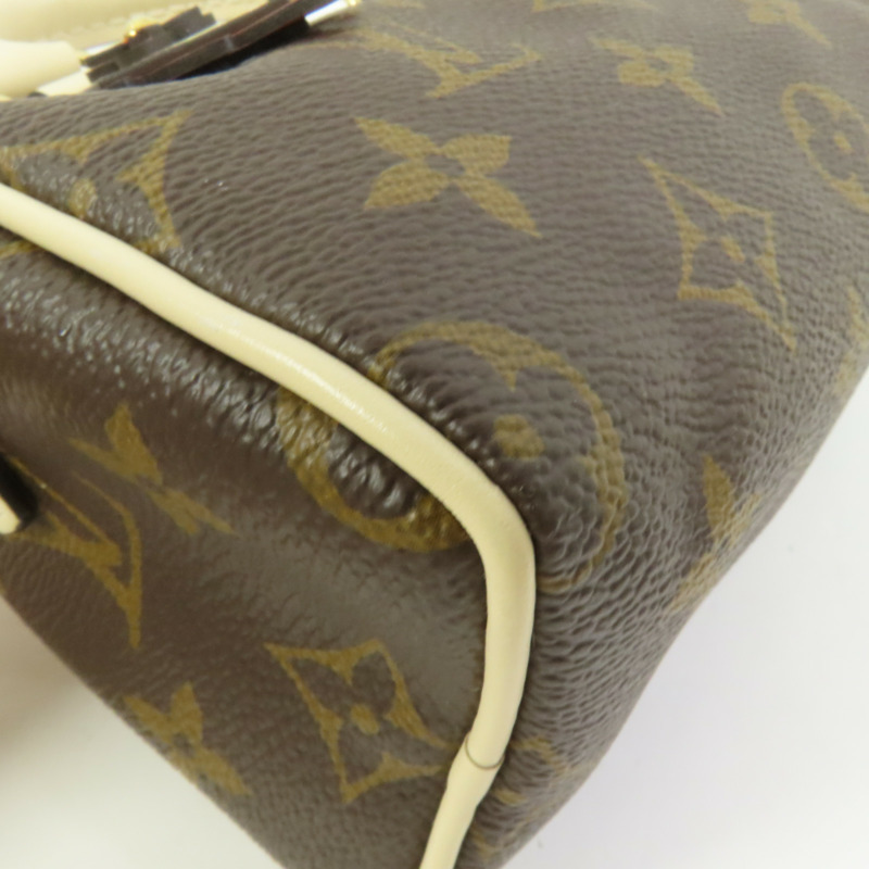 LOUIS VUITTON Monogram Speedy Nano手挽肩背兩用袋-10