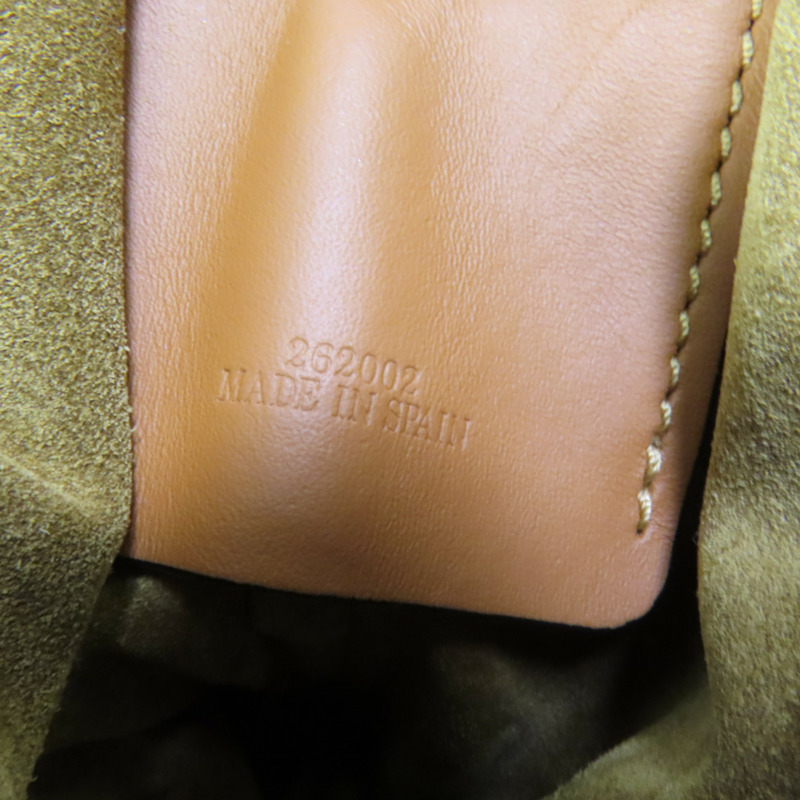 LOEWE 牛皮皮革/帆布Balloon手挽肩背兩用肩背袋-7