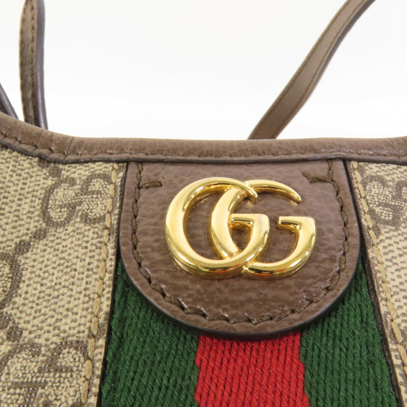 GUCCI 塗層帆布Ophidia Small Shoulder Bag肩背袋-6