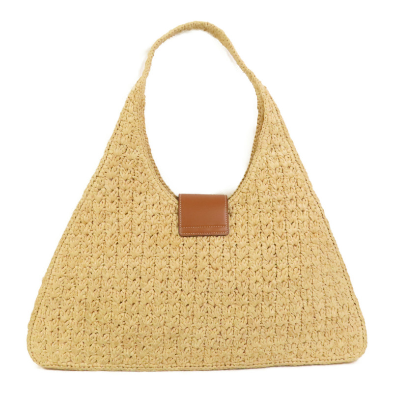 CELINE Raffia牛皮皮革 Cabas Triangle肩背袋-1