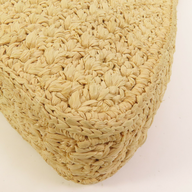 CELINE Raffia牛皮皮革 Cabas Triangle肩背袋-10