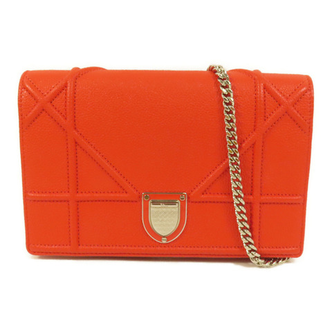 Dior 牛皮皮革 Diorama Wallet On Chain鏈帶肩背袋