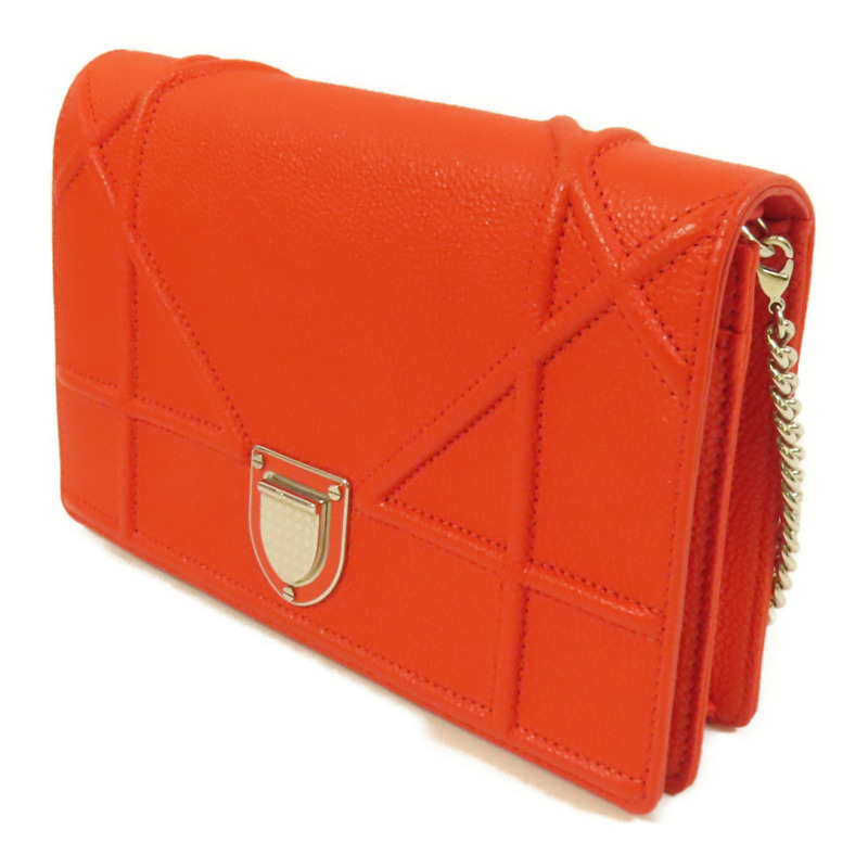 Dior 牛皮皮革 Diorama Wallet On Chain鏈帶肩背袋-2
