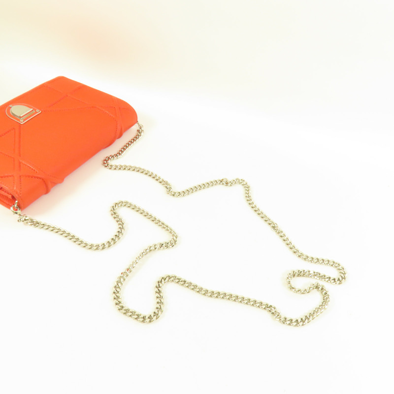 Dior 牛皮皮革 Diorama Wallet On Chain鏈帶肩背袋-5