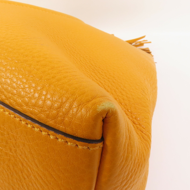 GUCCI 牛皮皮革 Soho Tote Bag鏈帶肩背袋-12