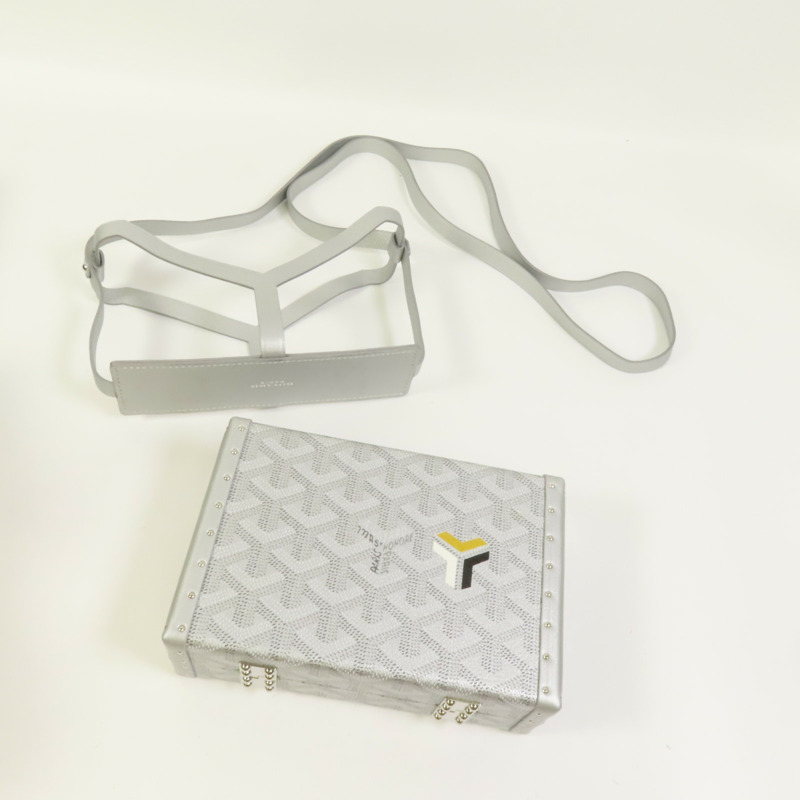 GOYARD 塗層帆布Minaudiere Trunk肩背袋-7