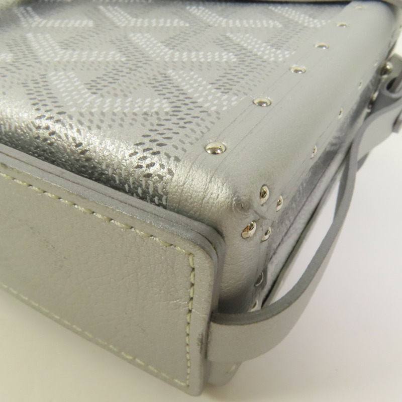 GOYARD 塗層帆布Minaudiere Trunk肩背袋-12