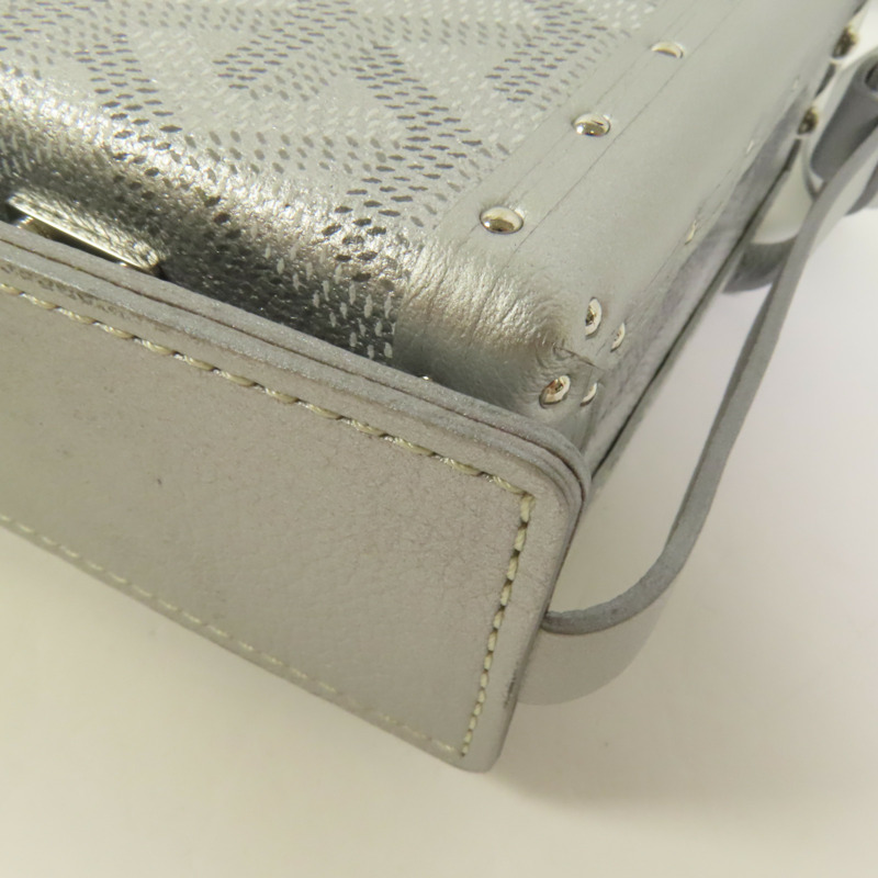 GOYARD 塗層帆布Minaudiere Trunk肩背袋-13