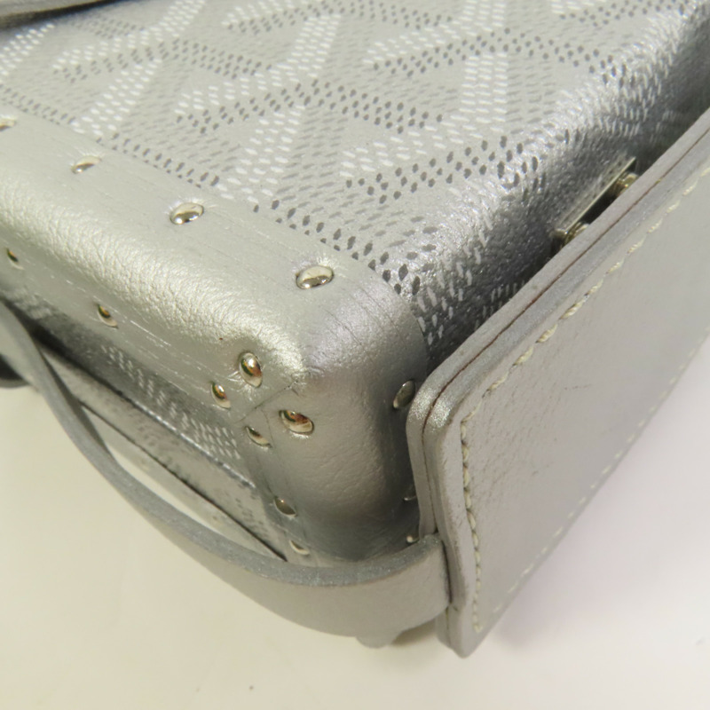 GOYARD 塗層帆布Minaudiere Trunk肩背袋-15