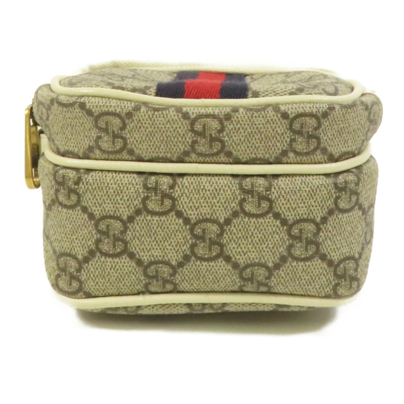 GUCCI 塗層帆布Ophidia Mini Bag肩背袋-3