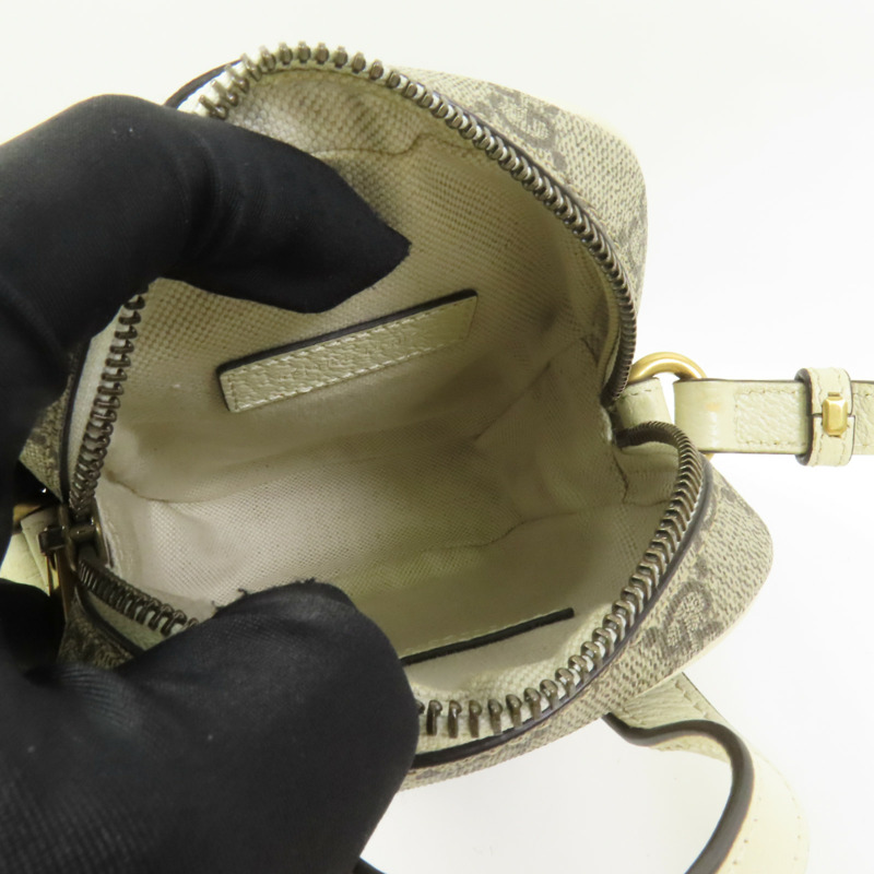 GUCCI 塗層帆布Ophidia Mini Bag肩背袋-4