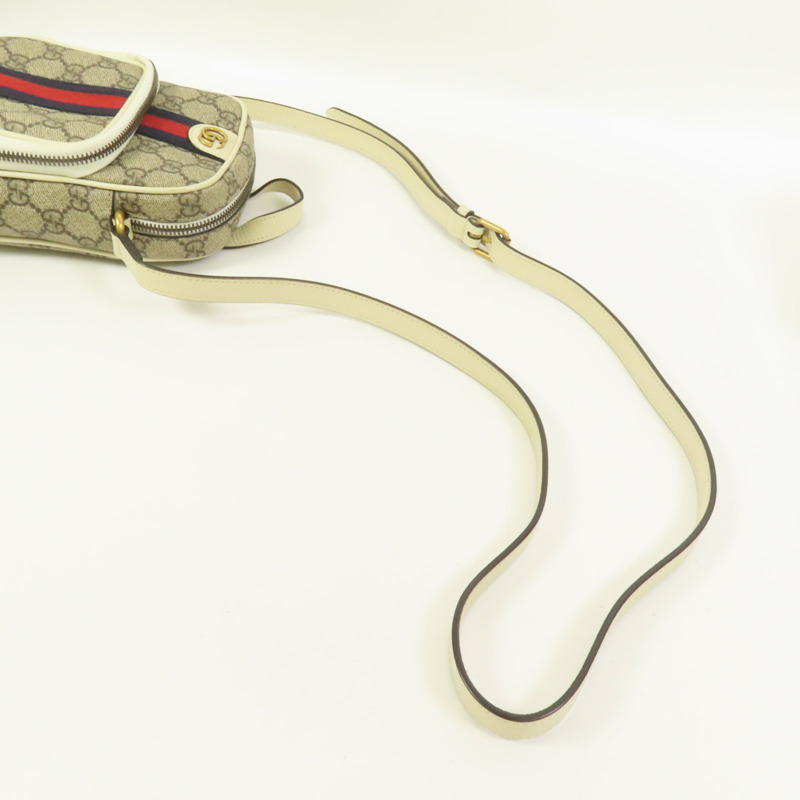 GUCCI 塗層帆布Ophidia Mini Bag肩背袋-5